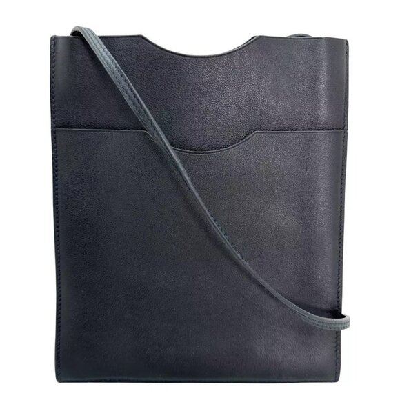 HERMES Omenitu 2 Shoulder Bag pocket Vaux Swift unisex - Picture 1 of 9